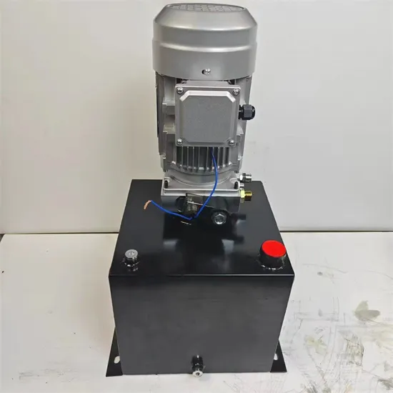Hydraulic Power Pack Double Acting Hydraulic Power 12V DC with Metal Oil Reservoir for Dump Trailer Car 