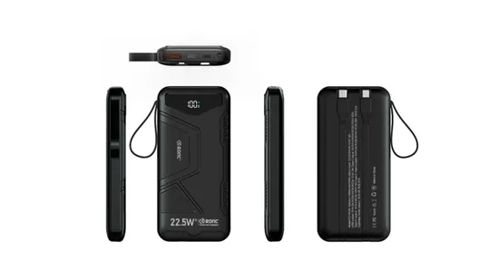 Portable Power Bank P22.5W 20W Fast Charging 10000mAh Powerbank with Built