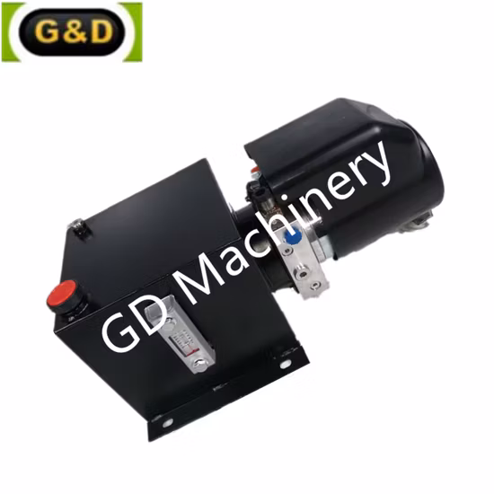 12V DC Double Acting Hydraulic Power Pack with Solenoid Valves