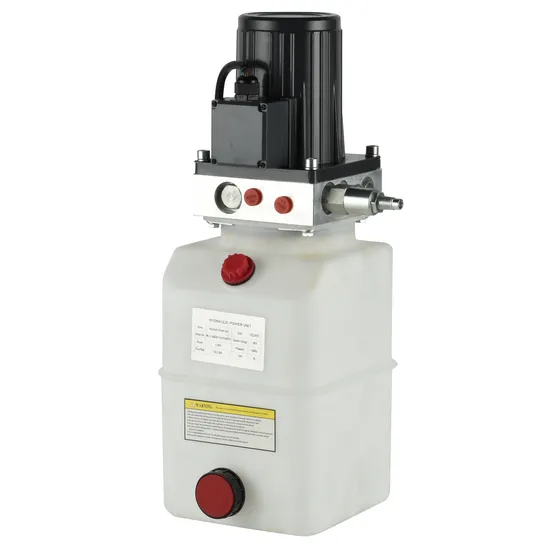 12V DC Double Acting Double Solenoid Hydraulic Power Pack 11L Tank 