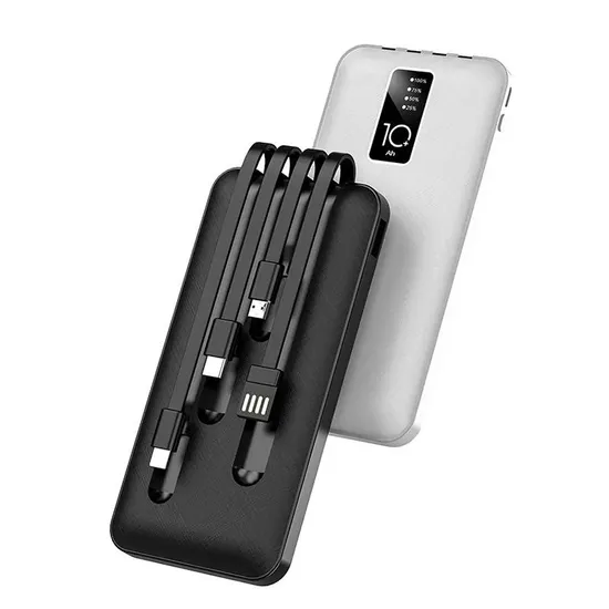 Fast Charging 10000mAh Power Banks Charger Built