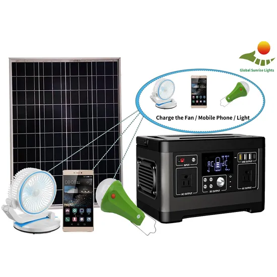 500W Portable Generator Lithium Battery Pack Solar Generator AC 110 220V, Emergency Power Supply Backup for CPAP Outdoor Camping 