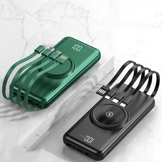 Portable Charger, Power Bank 10000mAh, Built