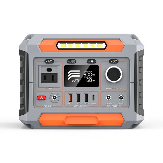 Solar Powered 288wh Lithium Portable Generator for Outdoor/CPAP/Emergency 300W AC Output Wireless Charging Solar Portable Power Station 