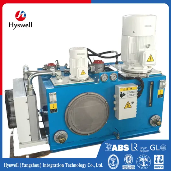Hyswell Hnsg Series 12V/24V/48V DC Hydraulic Power Pack Unit 220V for Static Compactor 