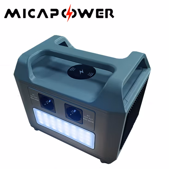 600W Portable Power Station Wireless Charging Ouput Solar Panel Input