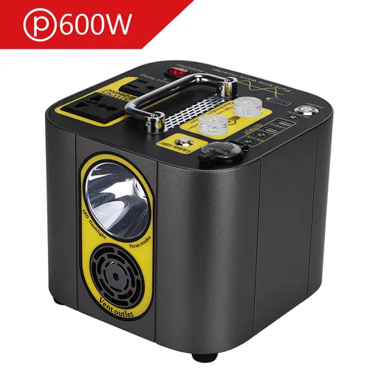 Portable Power Station 467wh 126ah 8650 Lithium Battery Supply 600W Peak 1000W with USB Type C Quick Charge for CPAP Camping Outdoor Home 