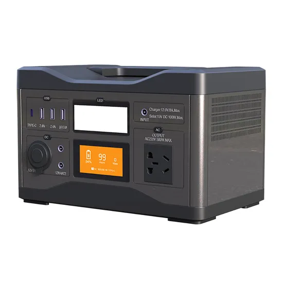 Portable Power Station, 500wh Backup Lithium Battery with LED Light,Pure Sine Wave AC Outlet,Pd 60W, Solar Generator for Outdoor RV/Van Camping, Emergency, CPAP 