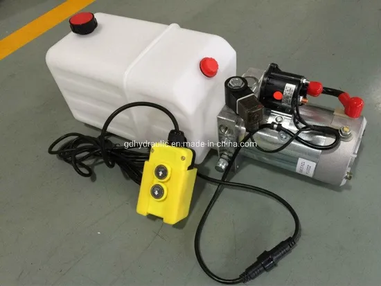 12V 24V DC Dump Trailer Hydraulic Power Pack 