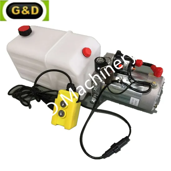 12V DC Double Acting, Double Solenoid Hydraulic Power Pack with 4.5L Tank 