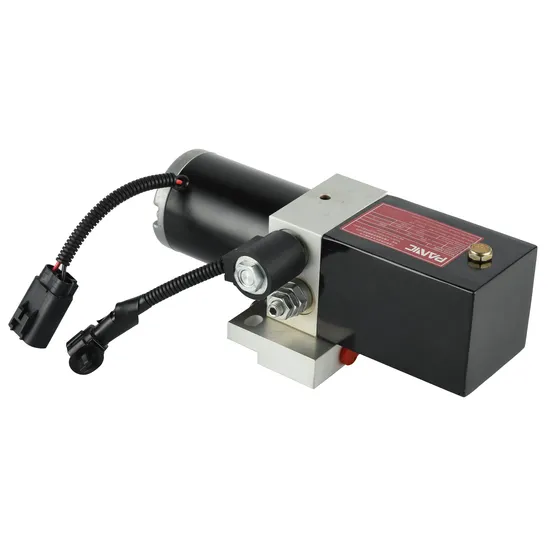 12V DC Single Acting Hydraulic Power Pack with 8L Oil Tank 