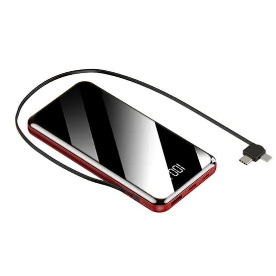 20000mAh Wireless Power Bank with 4 Built