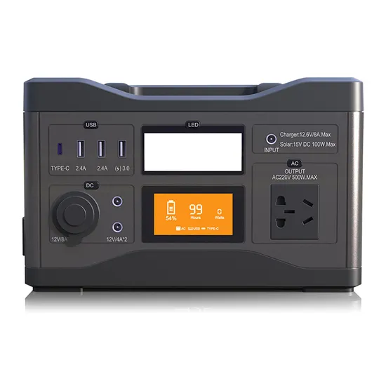 All in One 500W Portable Power Station, 500wh DC/AC Power Bank for Outdoor Camping Laptop RV Travelling 