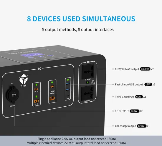 2000W UPS Pure Sine Portable Power Station LiFePO4 Solar Generator Outdoor Camping 