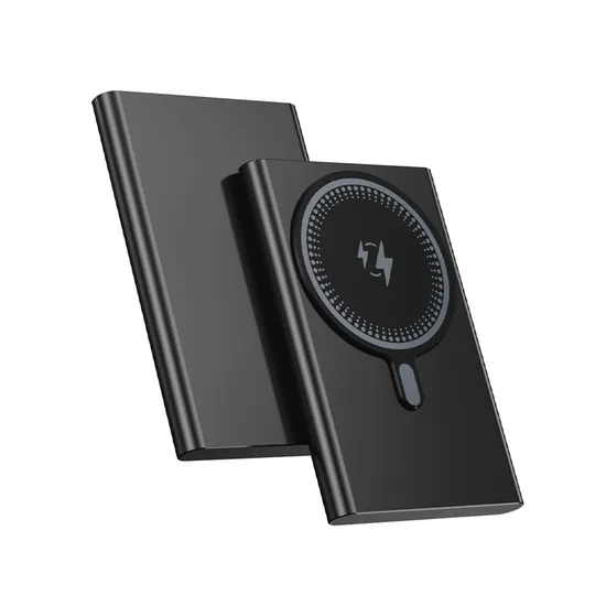 Magnetic Portable Power Bank 5000mAh Wireless USB